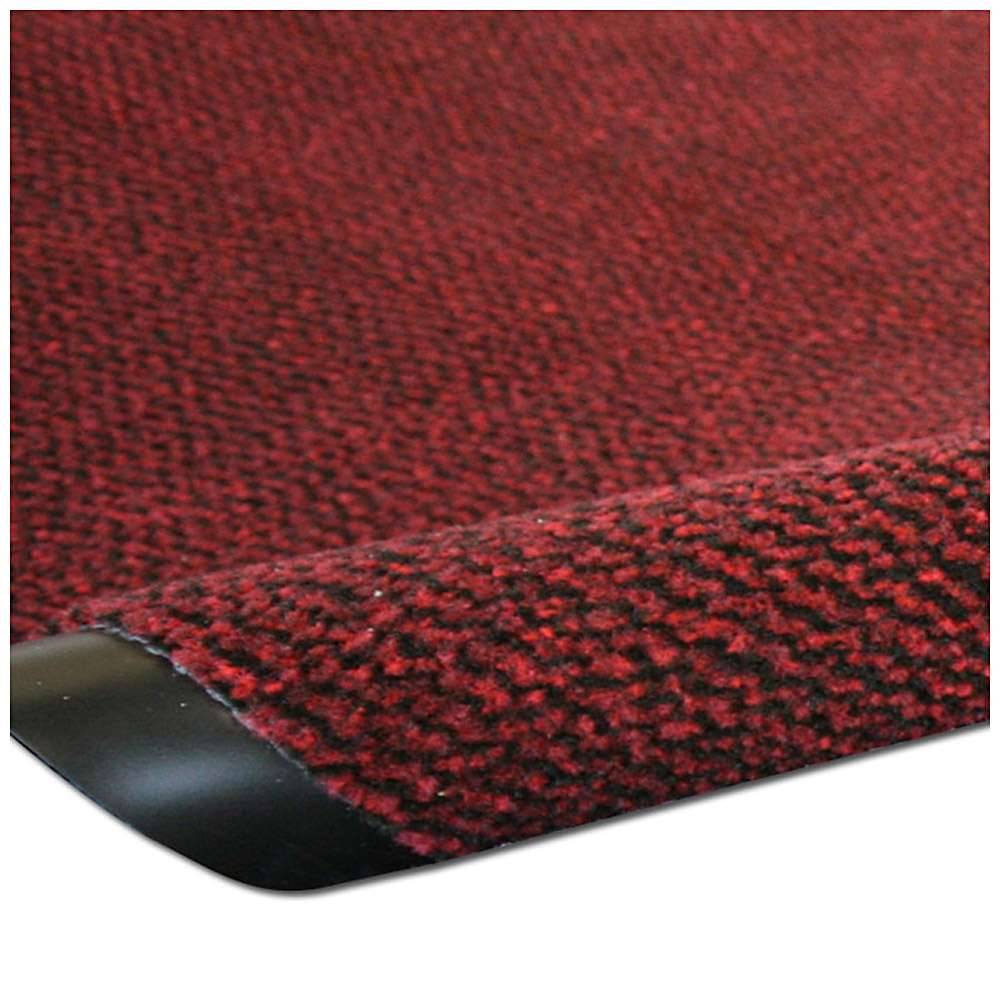 Schmutzfangmatte - Vyna-Plush - Schwarz/Rot -1,2 m x 1,8 m