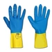 Arbeitshandschuh"Kenora" - Neoprene/Naturlatex - Farbe blau/gelb - Norm EN 388/Klasse 4121 - Größe 7 Arbeitshandschuh"Kenora" - Neoprene/Naturlatex - Farbe blau/gelb - Norm EN 388/Klasse 4121 - Größe 7