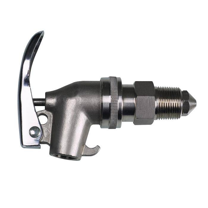 Fasshahn - Edelstahl 1.4031 - selbstschließend - abschließbar - Anschlussgewinde G 3/4“