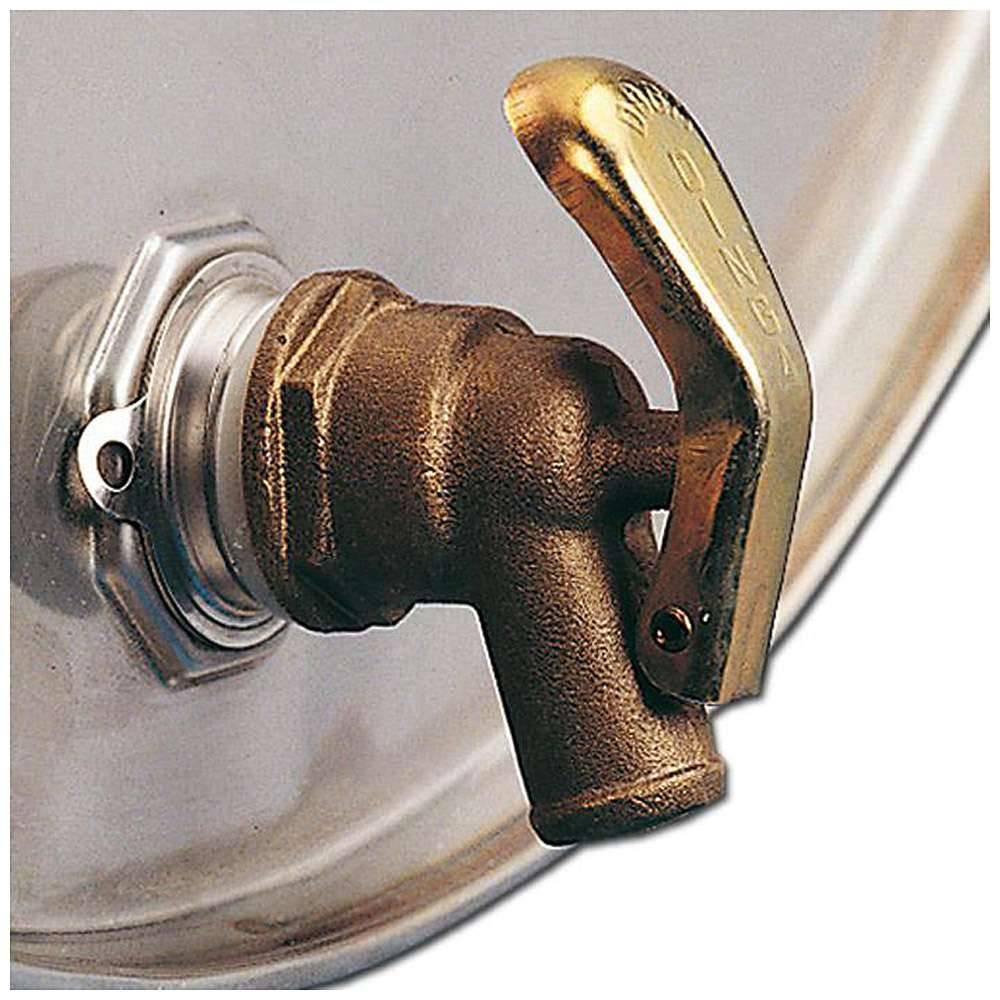 Fasshahn - Messing - selbstschließend - Anschlussgewinde G 3/4" - DN 10