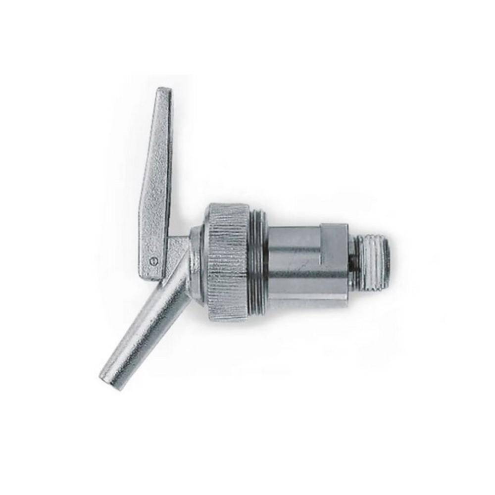 Feindosierhahn - Edelstahl - selbstschließend - Flammsperre - Anschlussgewinde G 3/4"