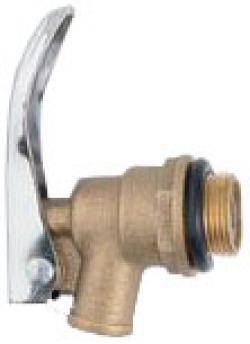 Ablassventil - Messing - für Stahlfässer - Anschlussgewinde G 3/4"
