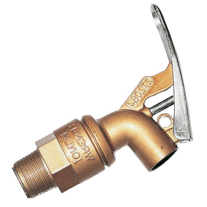 Feindosierhahn - Zinkspritzguss - selbstschließend - Flammsperre - Anschlussgewinde G 3/4"