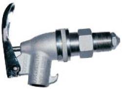 Zapfhahn - Edelstahl - selbstschließend - Flammsperre - Aufhängevorrichtung - Anschlussgewinde G 3/4"