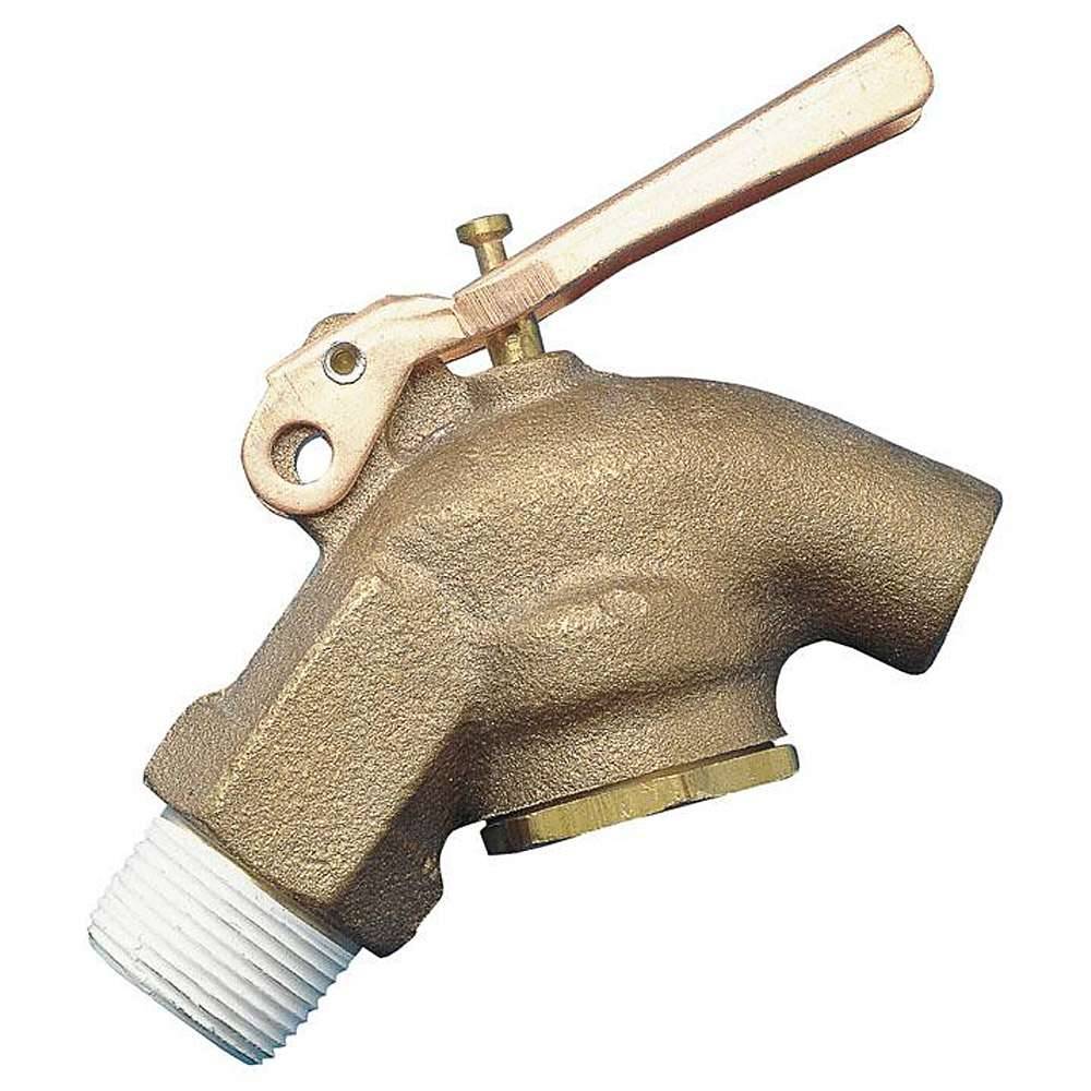 Zapfhahn - Messing - selbstschließend - Flammsperre - Anschlussgewinde G 3/4"