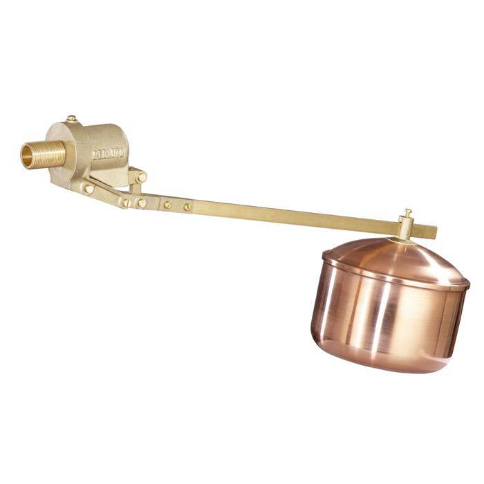 Schwimmerventil ohne Schwimmer - Baureihe RSV O - Messing - AG G 1 1/4" - Länge 618 mm - PN 12