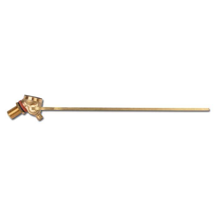 Schwimmerventil ohne Schwimmer - Messingkappe - Baureihe SV 94 - Messing - AG G 3/8" - Länge 329 mm - PN 6