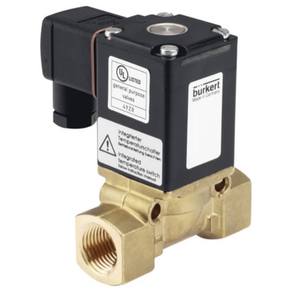 2/2-Wege - Magnetventil - Typ 0290 - Messing - Mehrmedien - G 1/2" - stromlos geschlossen (N.C.) - PN 0 bis 16