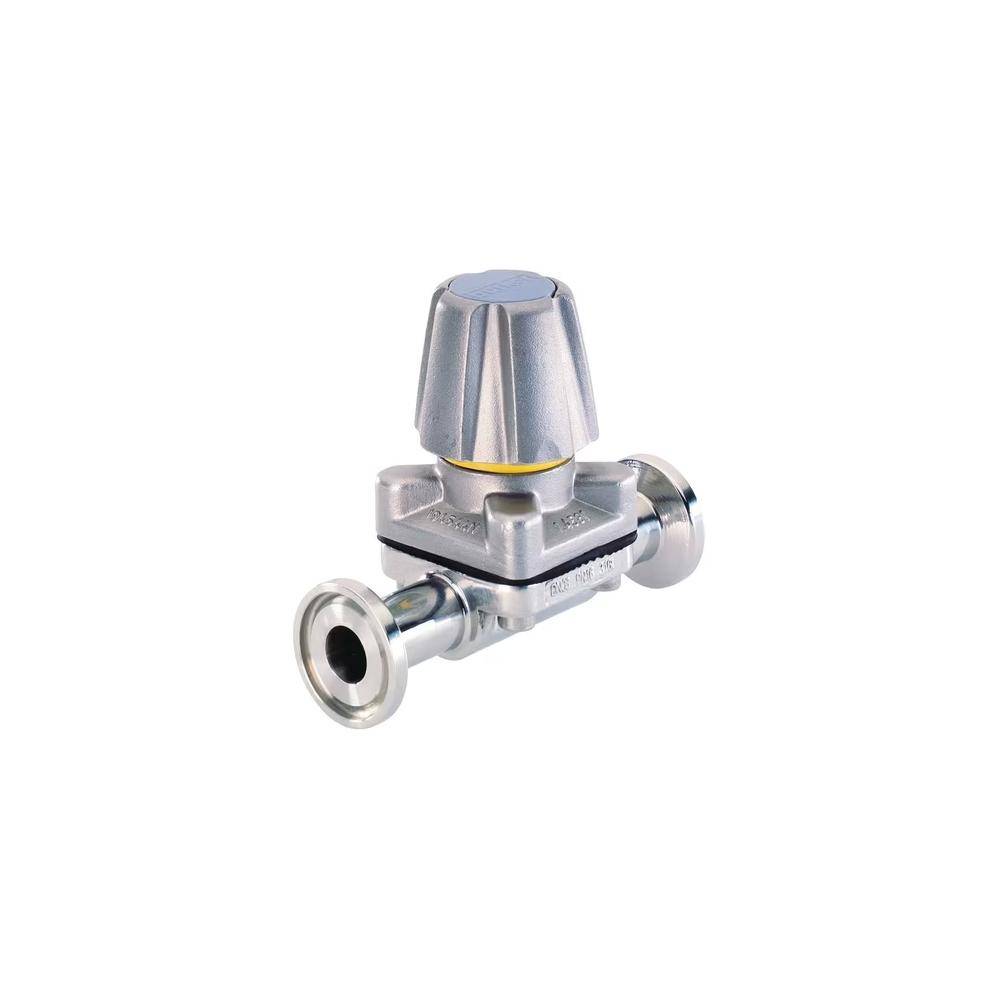 3/2-Wege - Membranventil - Typ 3233 - Edelstahl - Mehrmedien - IG G 1/4" - stromlos geöffnet - 12 V DC - PN 0 bis 10