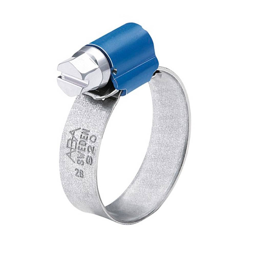 Schneckengewindeschelle ABA Nova SMS - Spannbereich-Ø 13 bis 20 mm - Breite 9 mm - Stahl verzinkt W1 - Preis per Stück