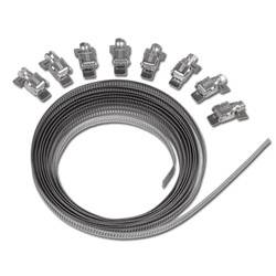 Endlosband-Kit - Band Edelstahl W2B - Länge 3 m - 8 klappbare Köpfe - Preis per Set