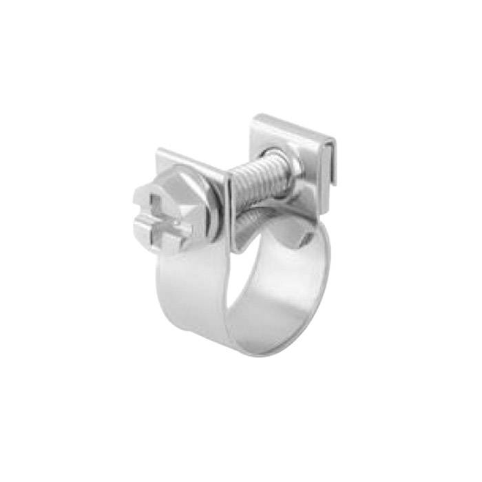 Spannbackenschelle ABA Mini - Edelstahl 1.4301 W4 - Ø 14 mm - 9 mm Breite - Preis per Stück