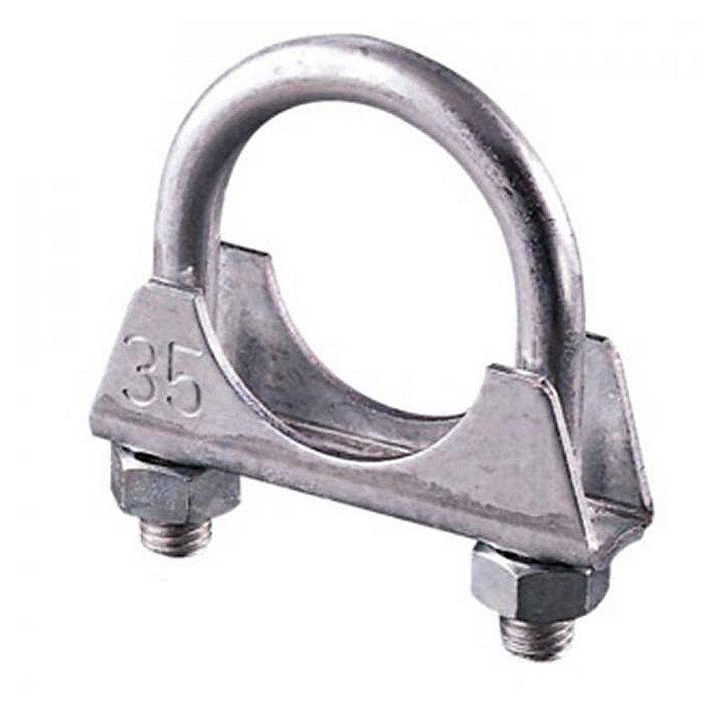 Bügelschelle NORMA U-Bolt - Stahl verzinkt W1 - Schraube M8 - Durchmesser 65 mm - Preis per Stück