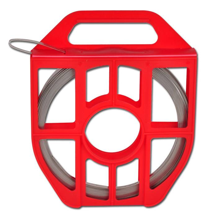 Schlauchschellen-Endlosband - Edelstahl 1.4301 - Breite 8 mm - Länge 25 m - Preis per Rolle