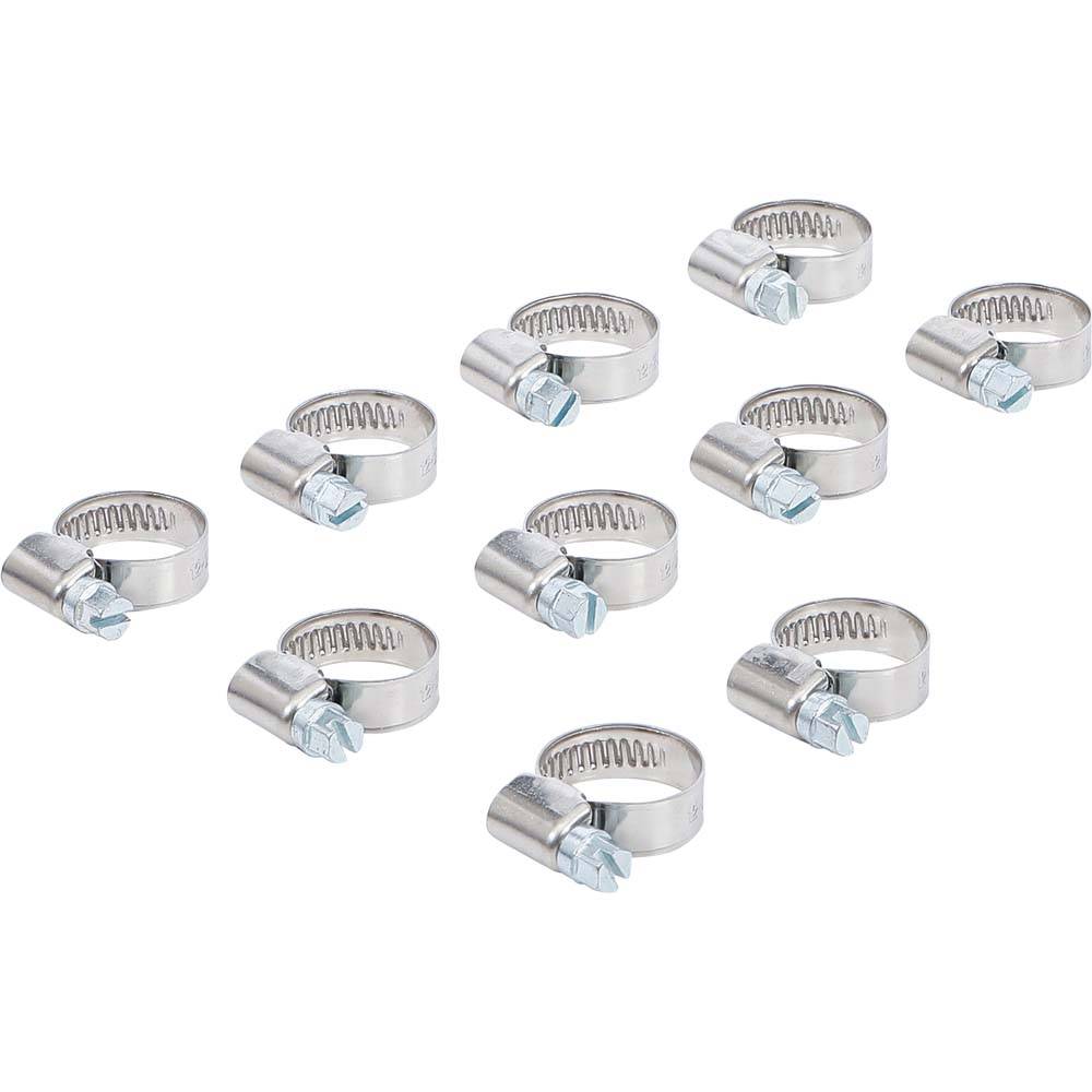 Schlauchklemme - INOX - für Schlauch Ø 12 x 20 mm - Schellenbreite 9 mm - VE 10 Stück - Preis per VE