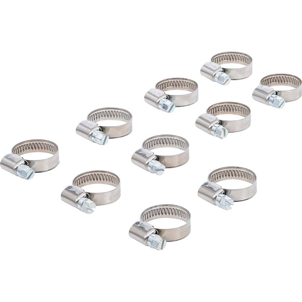 Schlauchklemme - INOX - für Schlauch Ø 16 x 25 mm - Schellenbreite 9 mm - VE 10 Stück - Preis per VE