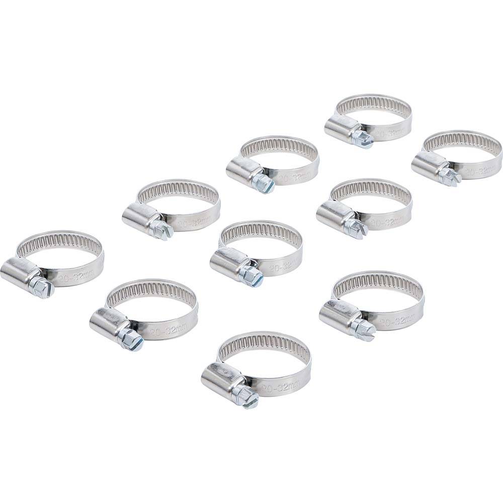 Schlauchklemme - INOX - für Schlauch Ø 20 x 32 mm - Schellenbreite 9 mm - VE 10 Stück - Preis per VE