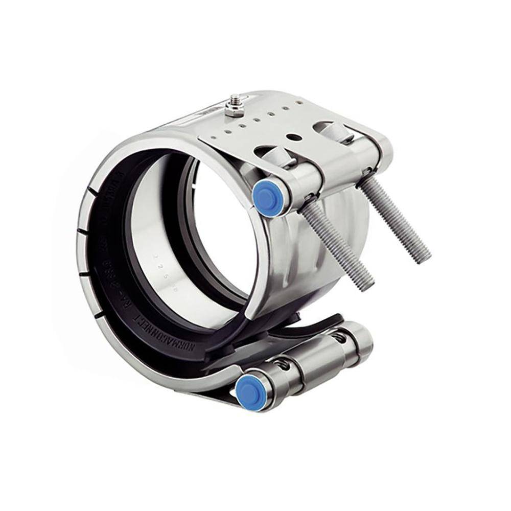 Reparaturkupplung REP E - W5 und NBR - Spannbereich 53,3 bis 54,6 mm - unterstützte Rohrweite 54,0 mm - Preis per Stück