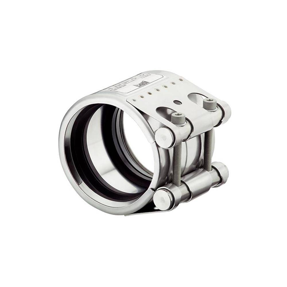 Rohrkupplung FLEX E - W5 und NBR - Rohrweite 28,0 mm - Spannbereich 27,5 bis 28,5 mm - Preis per Stück