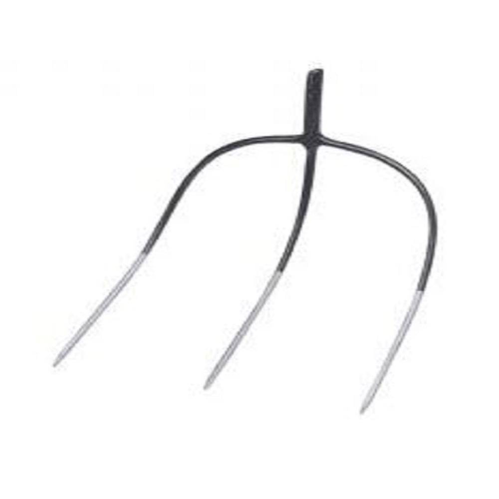 Streugabel - mit Stift - Maße 30 x 30 cm - 3 Zinken - ohne Stiel