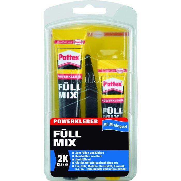 Pattex 2-Komponenten-Kleber "Füll-Mix" PU-Duo - 82,5g - VE 6 Stück - Preis per VE