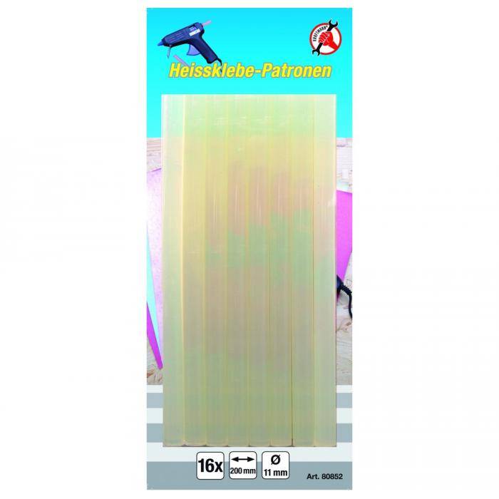 Heiss-Klebepatronen - 11mm x 200 mm - 16 Stück