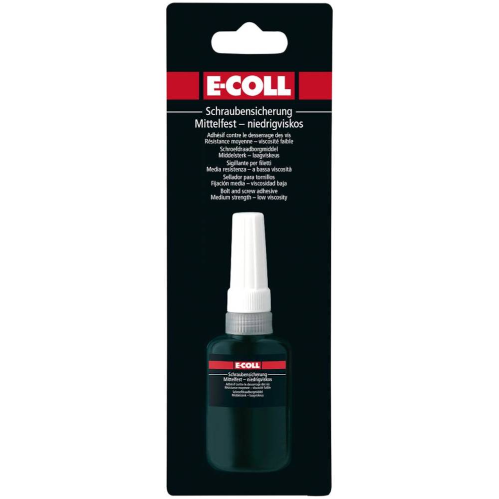 Schraubensicherung - mittelfest/mittelviskos - 10 ml - E-COLL