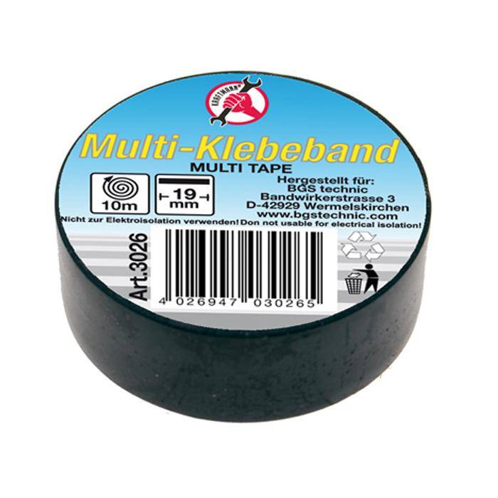 Multi-Klebeband - 10 m - schwarz