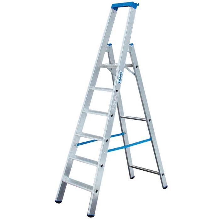 Stufen-Stehleiter "Stabilo" - Krause - 0,70 m bis 2,80 m Standhöhe