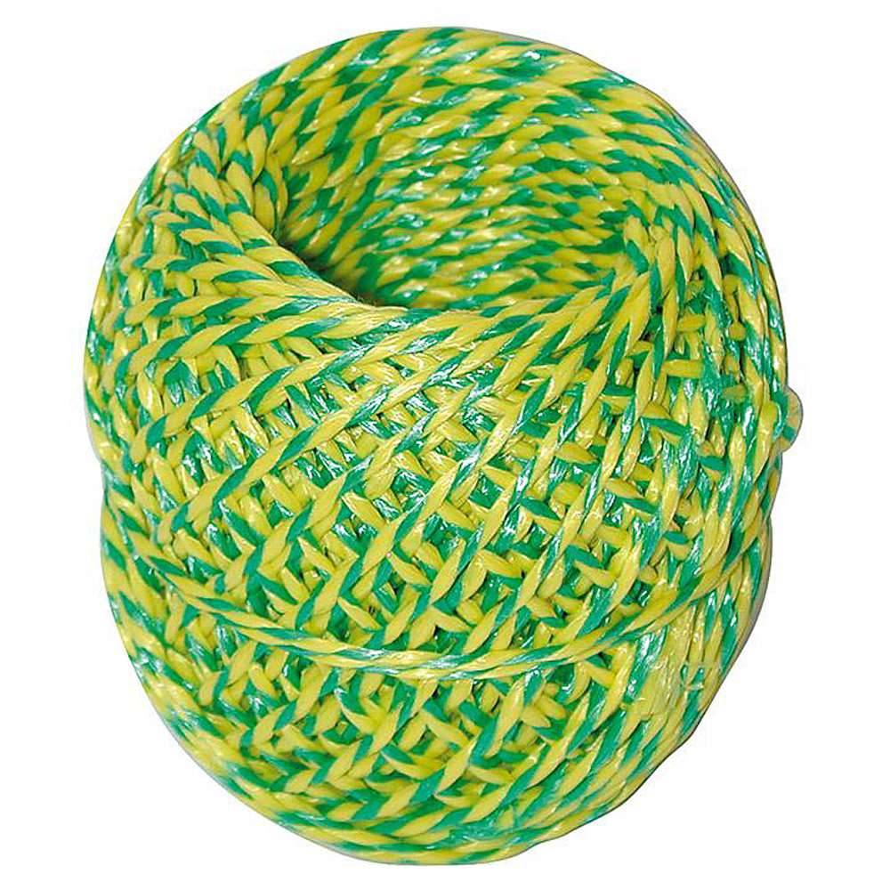 Bindfaden - Polypropylen - grün-gelb - VE 10 Stück à 50 m - Preis per VE