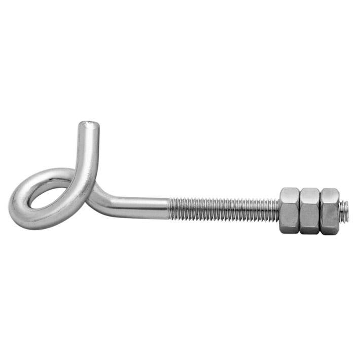 Deckenhaken - verzinkt - metrisches Gewinde M10 - inkl. Muttern - VE 10 Stück - Preis per VE