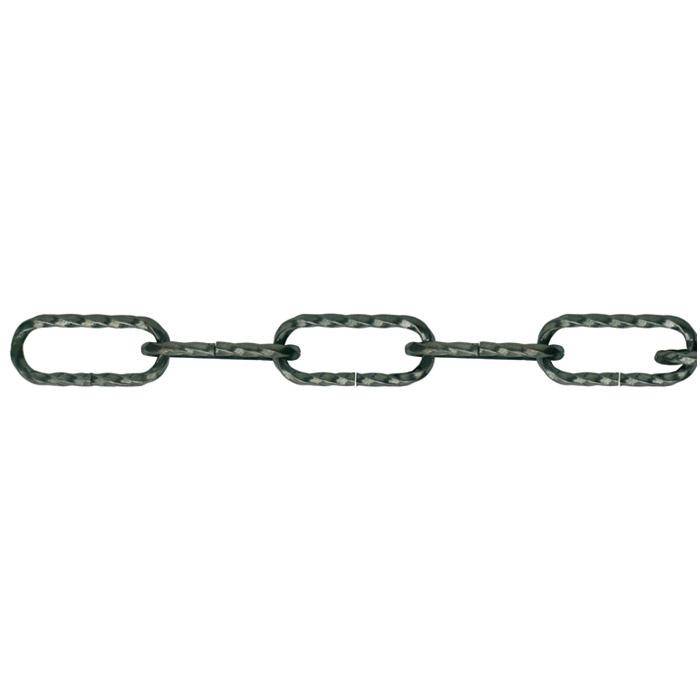 Zierkette - gedreht - verkupfert brüniert - Nenndicke 3,8 - 15 m - Preis per Rolle