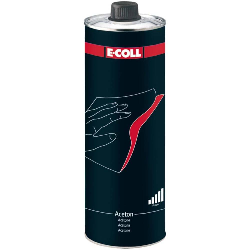 E-COLL Werkstattreiniger - Aceton - Silikonfrei - 1 Liter-Dose - Preis per Stück