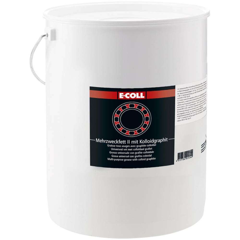 E-COLL Mehrzweckfett II - mit Kolloidgraphit - 5 kg-Eimer - Preis per Stück
