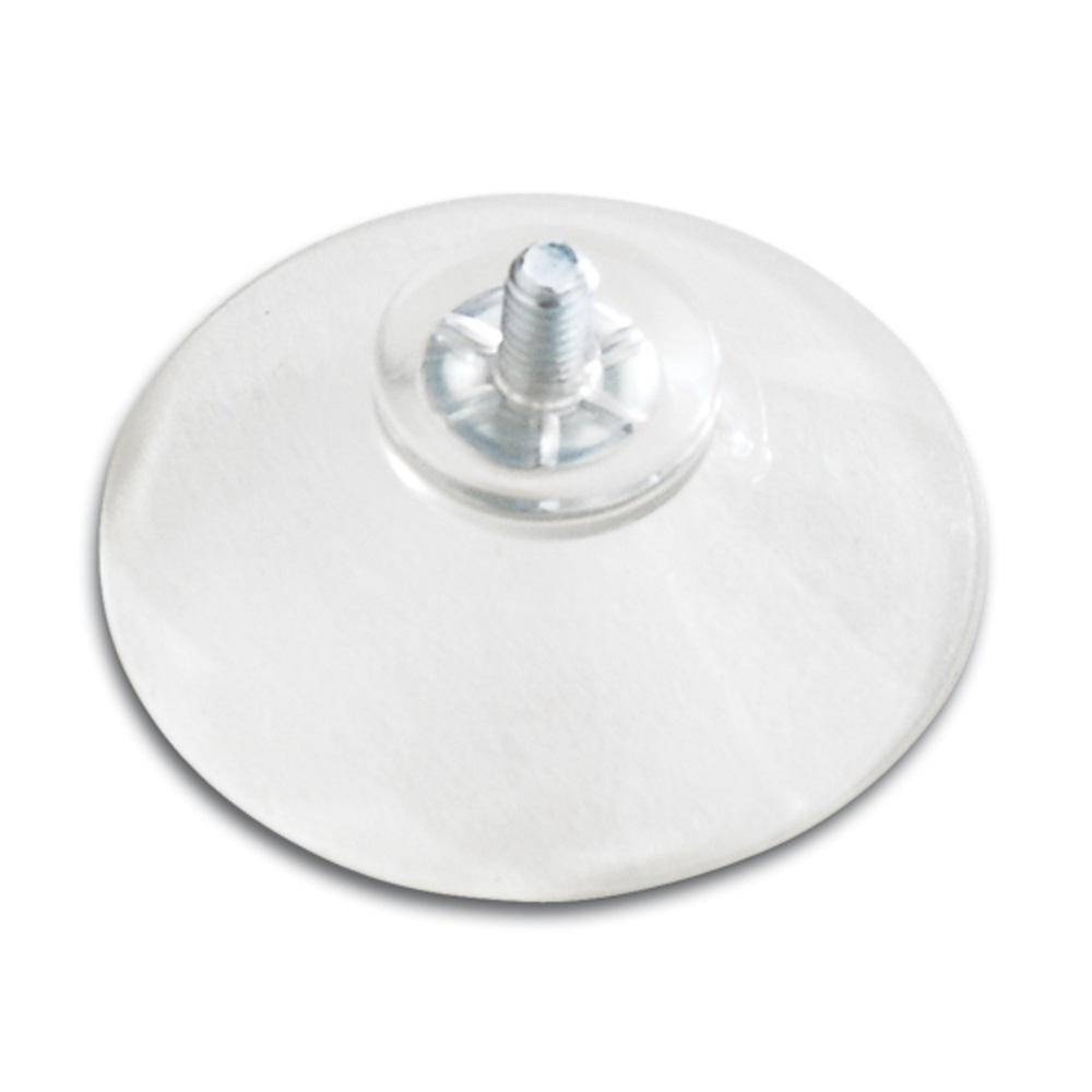 PVC-Saugnapf - mit Gewindestift - Saugscheiben-Ø 37 mm - Gewinde M4 x 6 mm