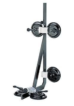 Winkelsauger Verifix® 90° - mit Verstärkungsstrebe - 5 Saugscheiben mit Ø 120 mm - höhen- und tiefenverstellbar