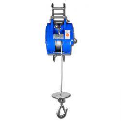 Bauseilzug - Typ BW-80"PLANETA" - 80 kg Tragfähigkeit - Hubhöhe 23 m - Seil Ø 4 mm,
