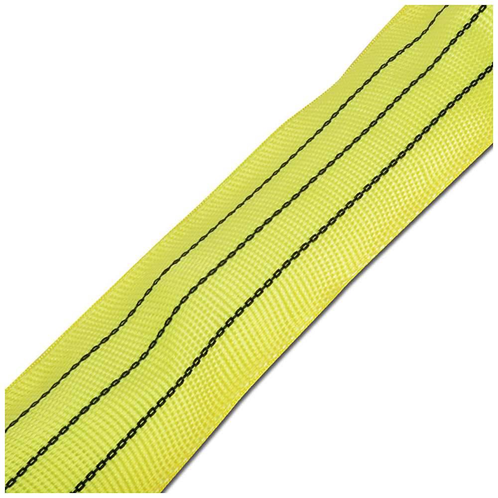 Rundschlinge - max.Tragfähigkeit 3.000 kg - Einfachummantelung - Nutzlänge 1 m - Umfanglänge 2 m - Farbe gelb