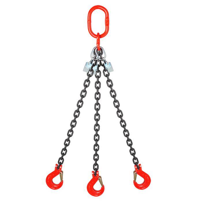 Anschlagketten - 1- 4strängig - Nutzlänge 1m - Traglast max. 26 t - gemäß DIN EN 818-4, GK 8