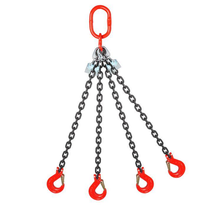 Anschlagketten - 1- 4strängig - Nutzlänge 1m - Traglast max. 26 t - gemäß DIN EN 818-4, GK 8