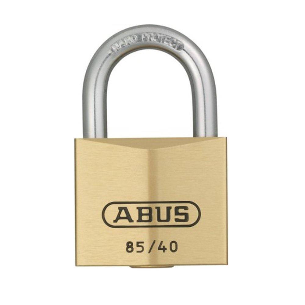 Vorhängeschloss - Modell 85 - zum Absichern von Wertgängenständen oder Bereiche - SL 6 - SB 40 - BB 22 - BH 22,5 - BS 6,5 - SS 16 - SH 62 mm