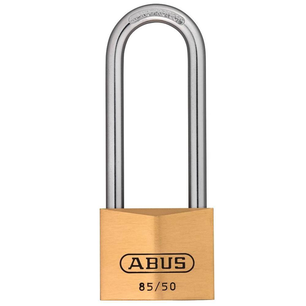 Vorhängeschloss - Modell 85 - zum Absichern von Wertgängenständen oder Bereiche - SL 7 - SB 50 - BB 28 - BH 80 - BS 8 - SS 18 - SH 128 mm