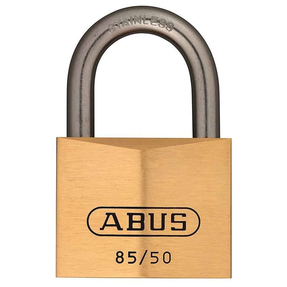 Vorhängeschloss - Modell 85 - zum Absichern von Wertgängenständen oder Bereiche - SL 7 - SB 50 - BB 28 - BH 28,5 - BS 8 - SS 18 - SH 77 mm