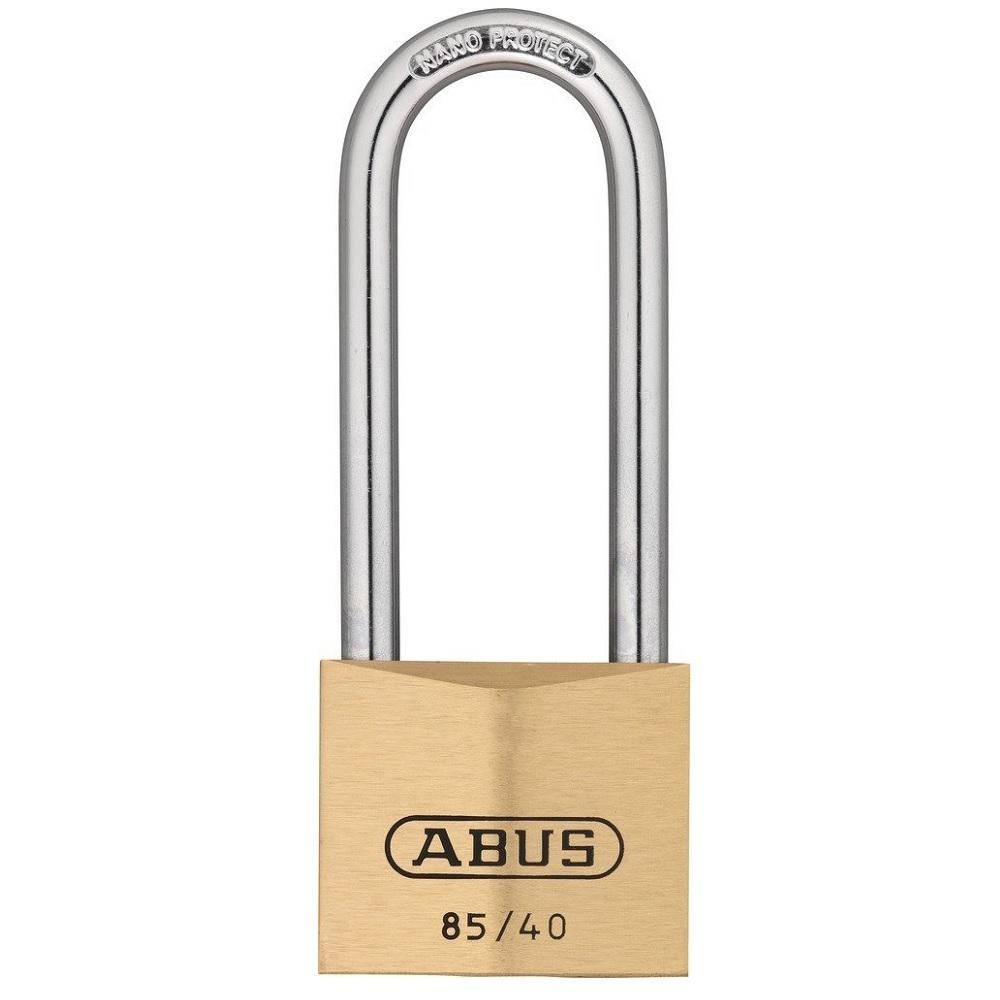 Vorhängeschloss - Modell 85 - zum Absichern von Wertgängenständen oder Bereiche - SL 6 - SB 40 - BB 22 - BH 22,5 - BS 6,5 - SS 14 - SH 62 mm