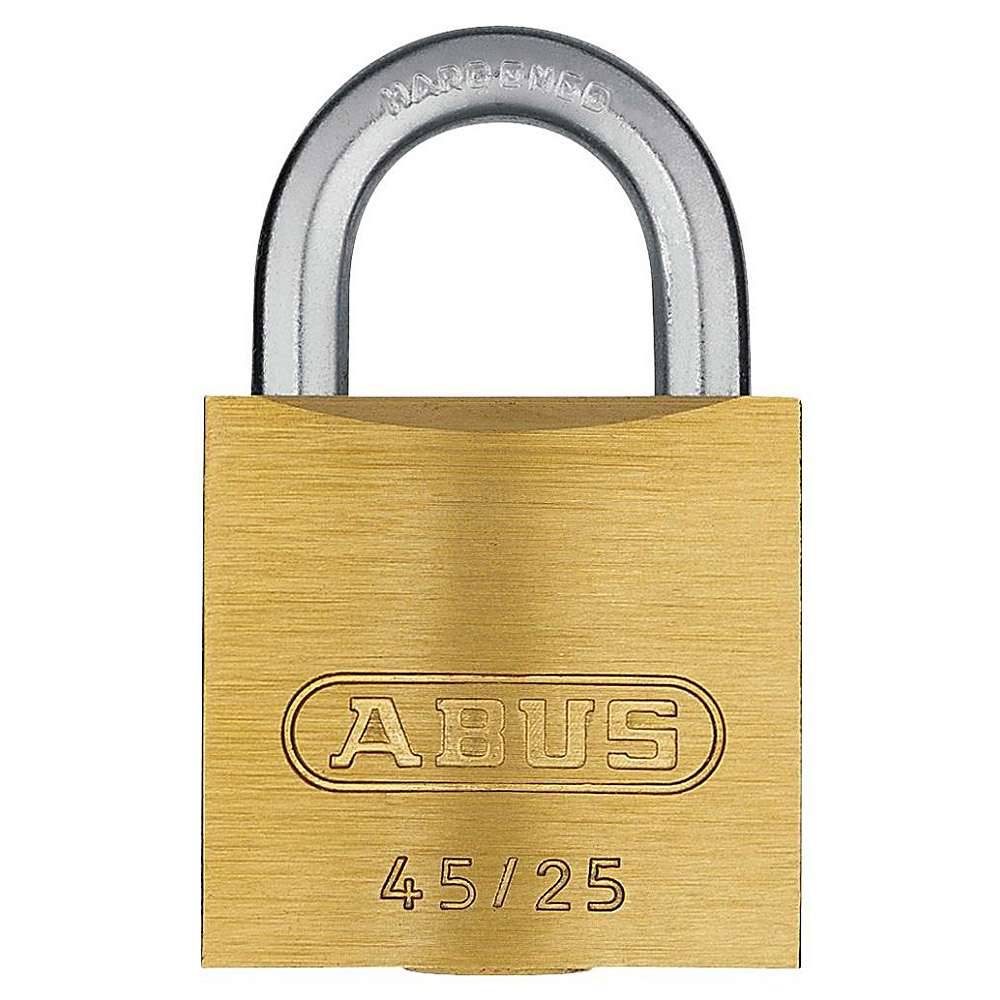 Vorhängeschloss - Modell 45 - zum Absichern von Wertgängenständen oder Bereiche - SL 2 - SB 25 - BB 12 - BH 10,5 - BS 4 - SS 10 - SH 39 mm