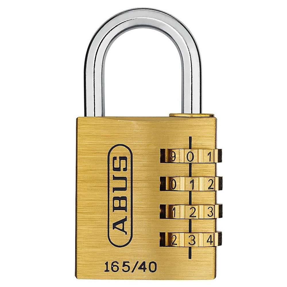 Vorhängeschloss - Modell 165 - zum Absichern von Wertgegenständen oder Bereiche - SL 4 - SB 40 - BB 21,5 - BH 26 - BS 6 - SS 16 - SH 77 mm