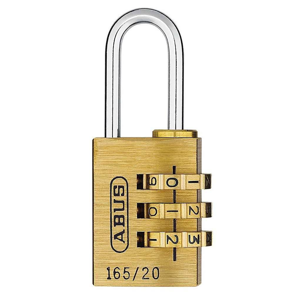Vorhängeschloss - Modell 165 - zum Absichern von Wertgegenständen oder Bereiche - SL 3 - SB 23 - BB 9 - BH 21,5 - BS 3 - SS 13,5 - SH 53 mm