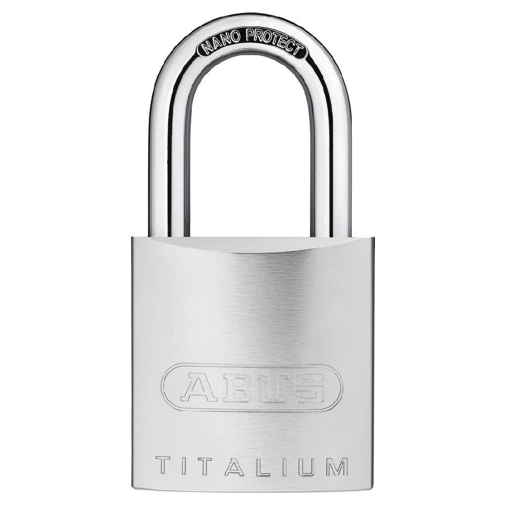 Vorhängeschloss - Modell 86TI/45 ohne Zylinder - bei hohem Diebstahlrisiko - Modell - 86TI/55 ohne Zyl. - breite a 46,5 mm - höhe f 96,5 mm - Lichte