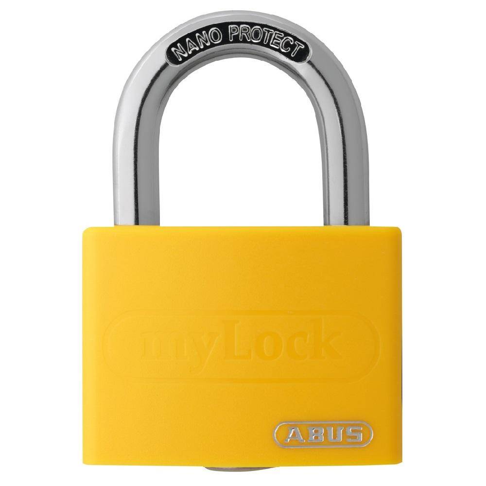 Vorhängeschloss - Modell T65AL/40 - bei mittlerem Diebstahlrisiko - Modell T65AL/40 - Farbe gelb