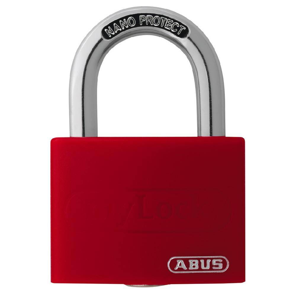 Vorhängeschloss - Modell T65AL/40 - bei mittlerem Diebstahlrisiko - Modell T65AL/40 - Farbe rot